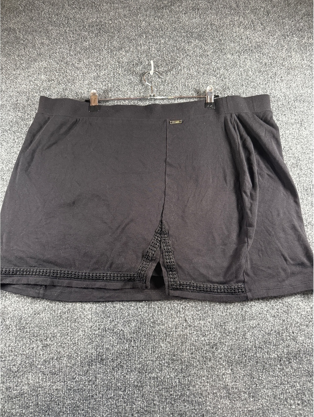 JNY Black Skort with Decorative Trim